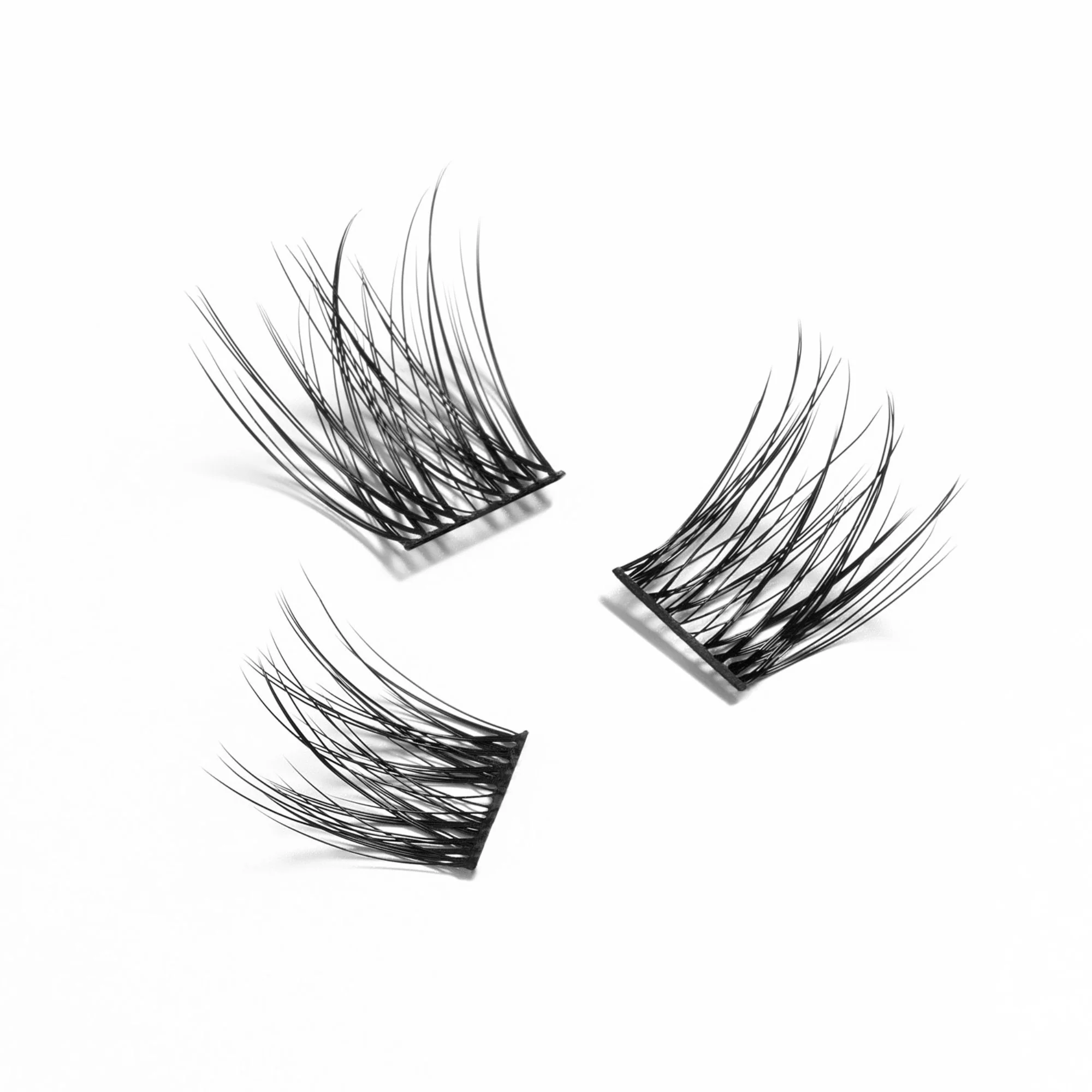 Black C Curl Lash Up Clusters 10mm - Image 4