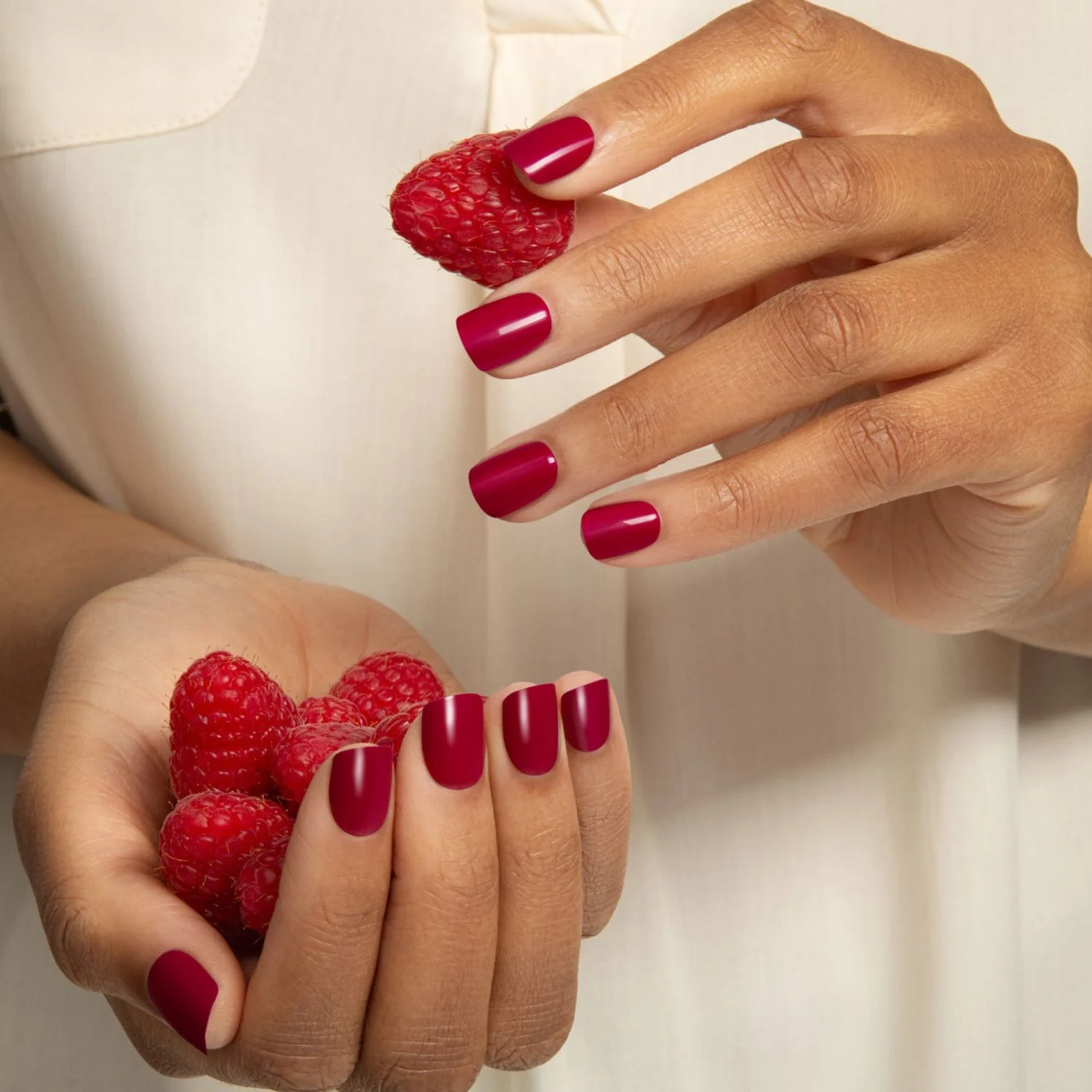 Fizzy Berry -  Short Squoval Nail On Press On Manicure - Image 5