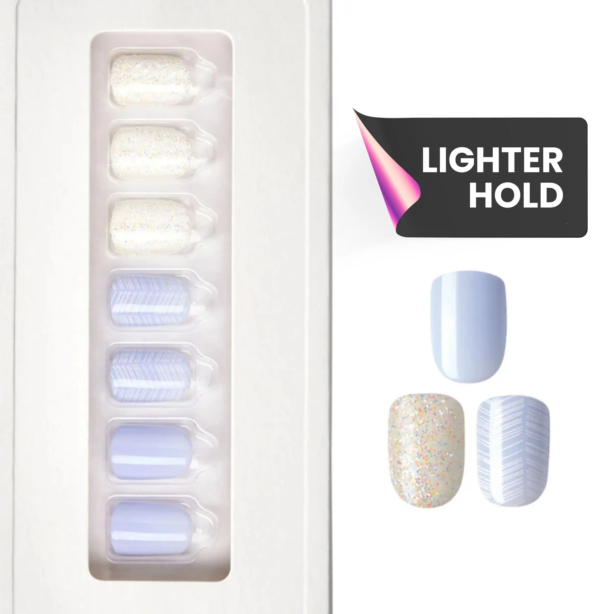 Into You  - Squoval Weekender Press On Manicure