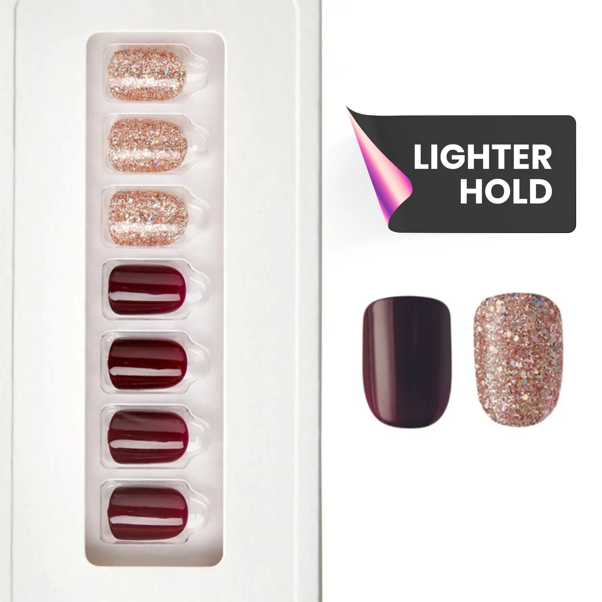 Jazz Club - Squoval Weekender Press On Manicure IE
