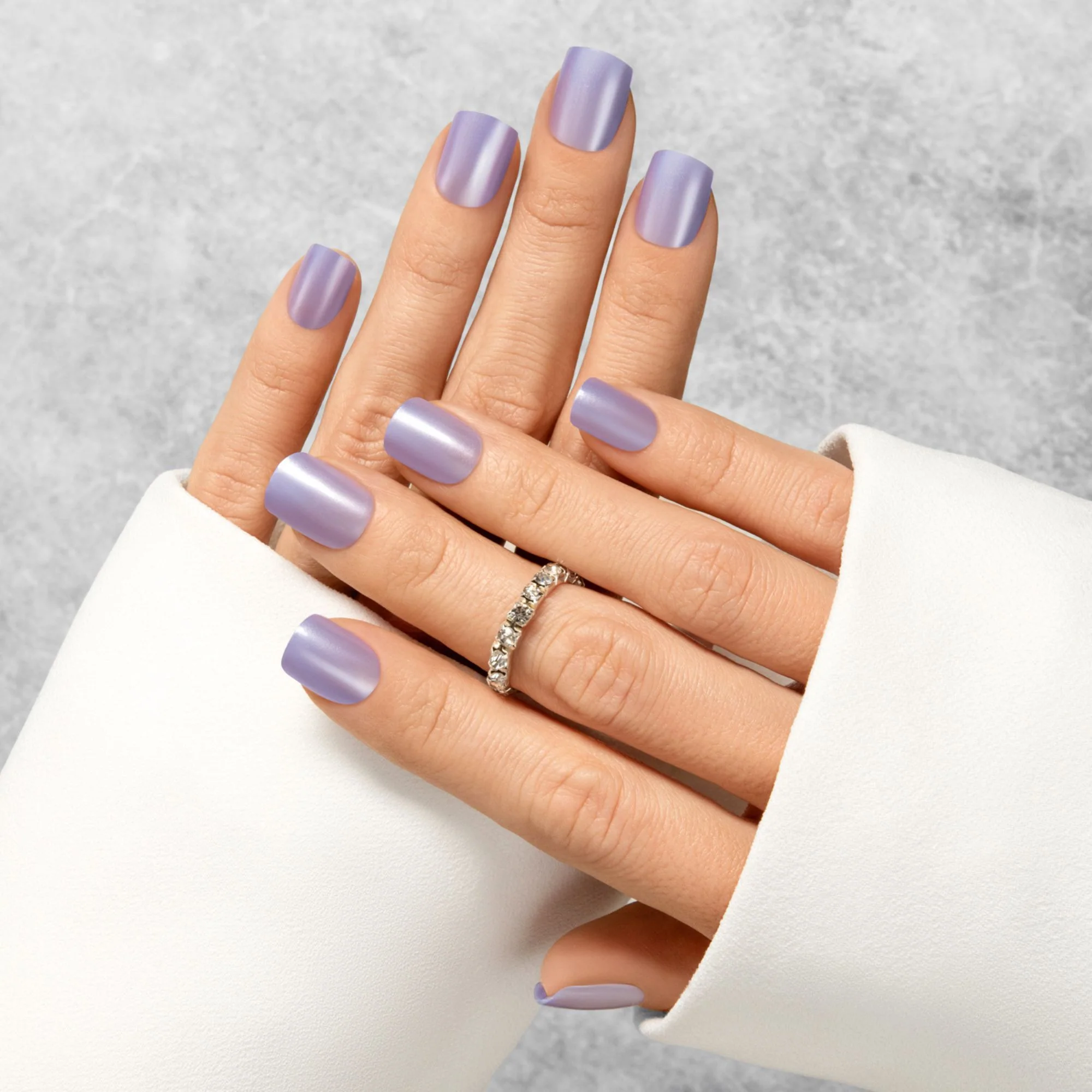 Lavender Mist - Short Squoval Press On Manicure - Image 2