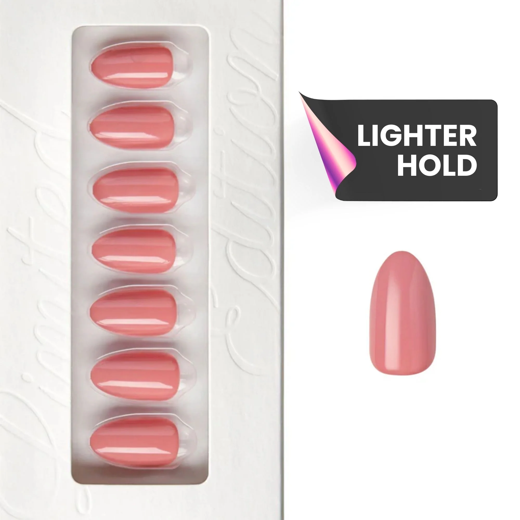 Dusky Pink - Almond Weekender Press On Manicure