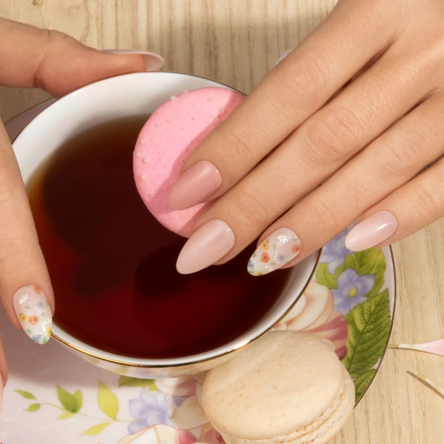 Away We Go - Almond Weekender Press On Manicure - Image 2