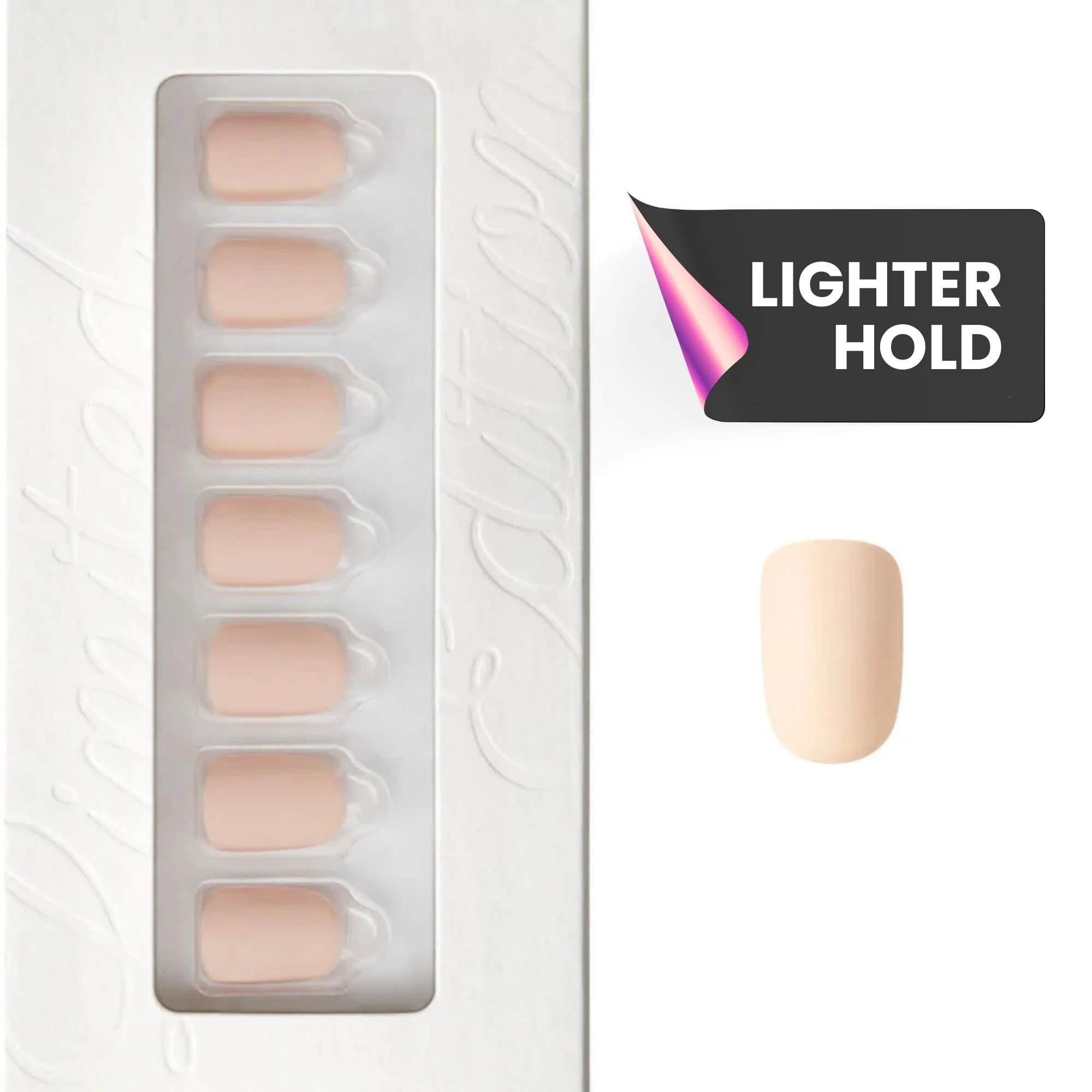 Cozy Neutral - Squoval Weekender Press On Manicure