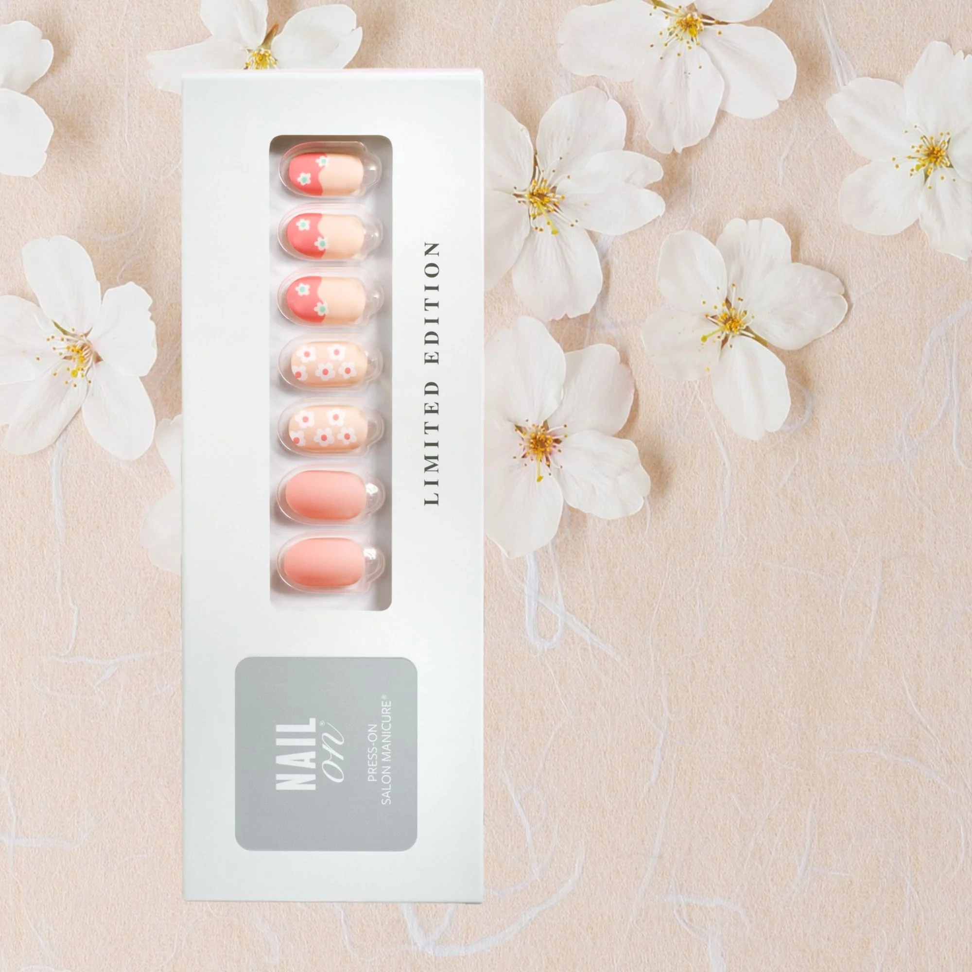 Spring Blossom - Short Oval Press on Manicure - Image 3