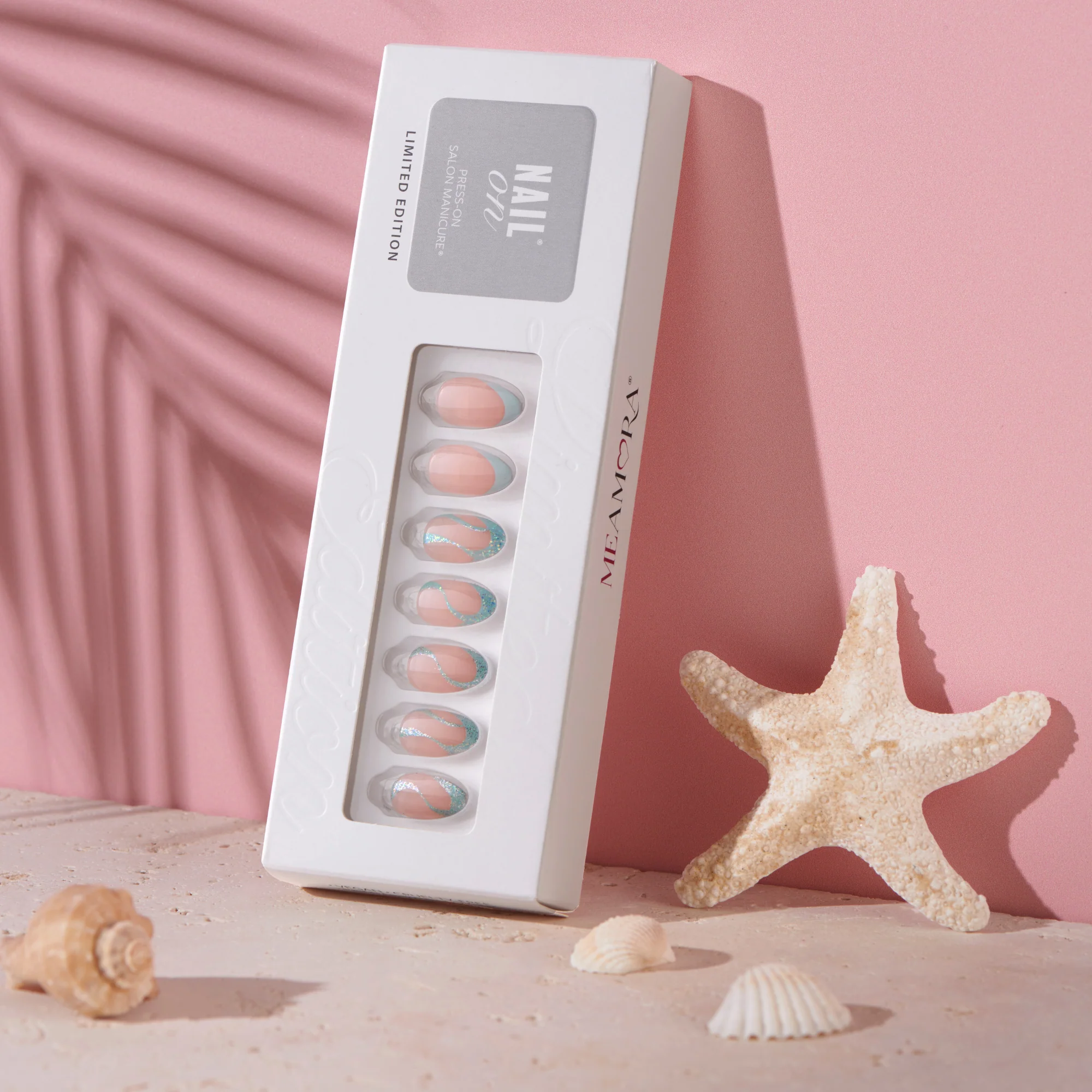 Summer Affair - Medium Almond Nail On Press On Manicure - Image 3