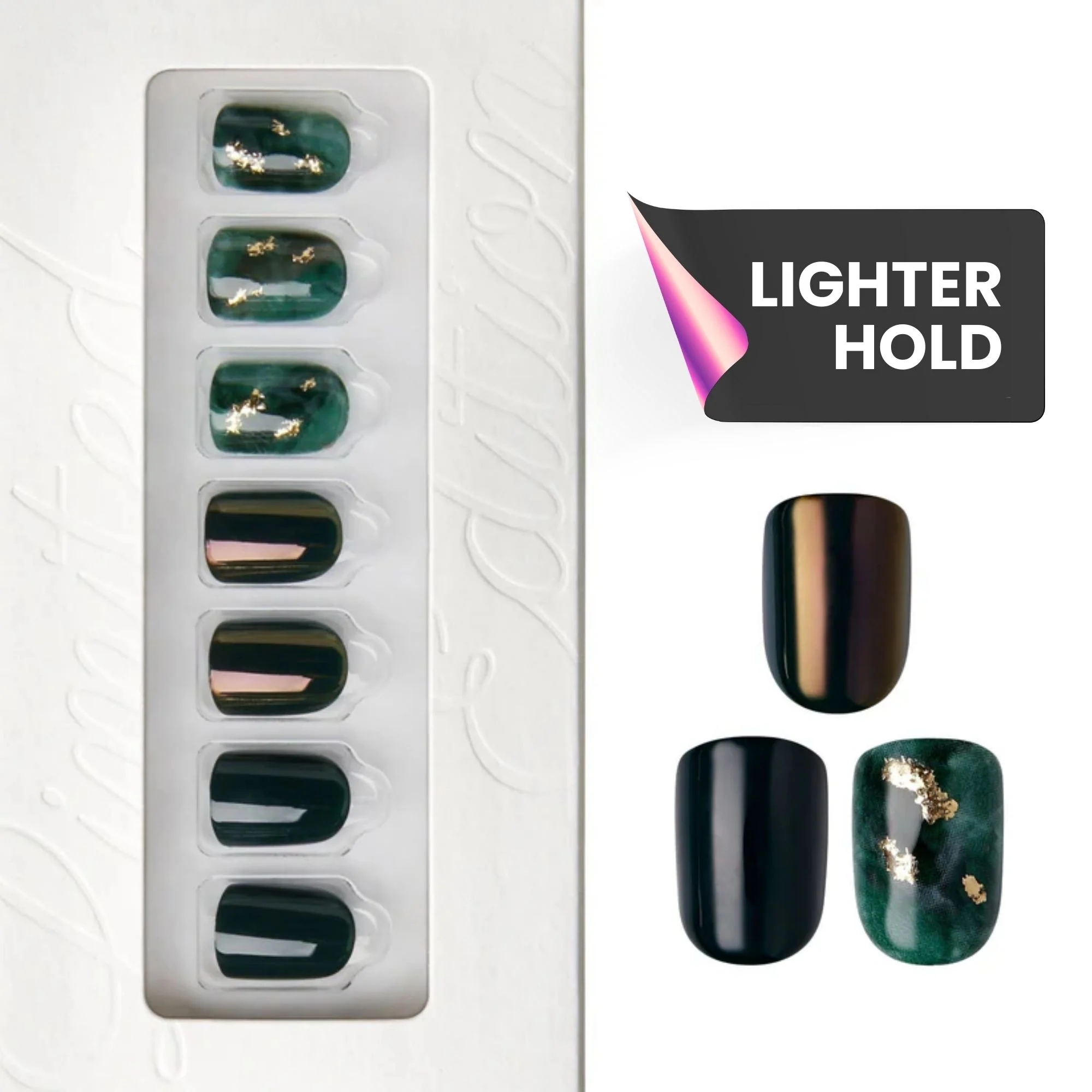 Unpredictable - Squoval Weekender Press on Manicure